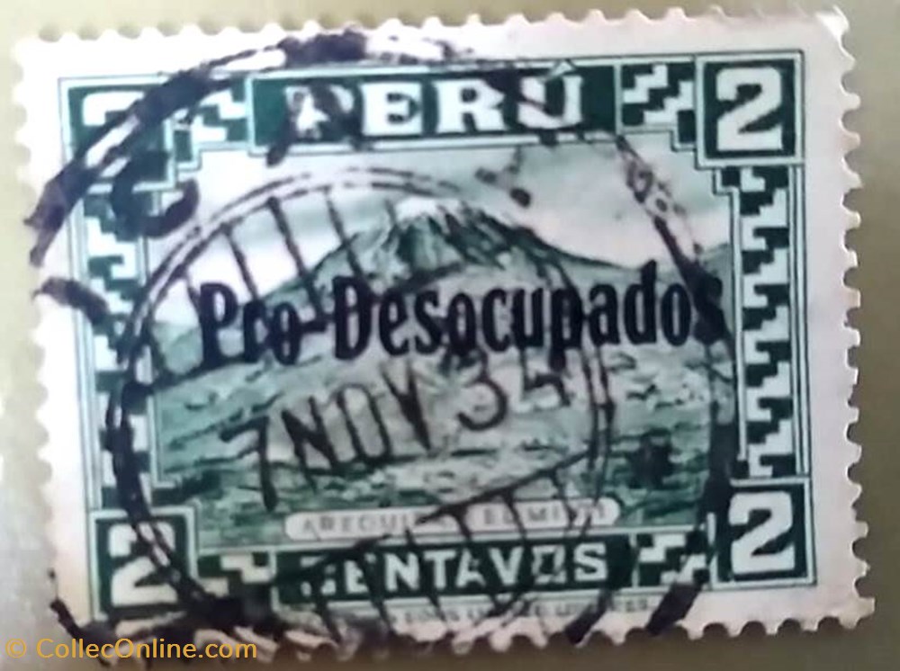 selos arequipa y el misti pro desocupados verde peru 1934