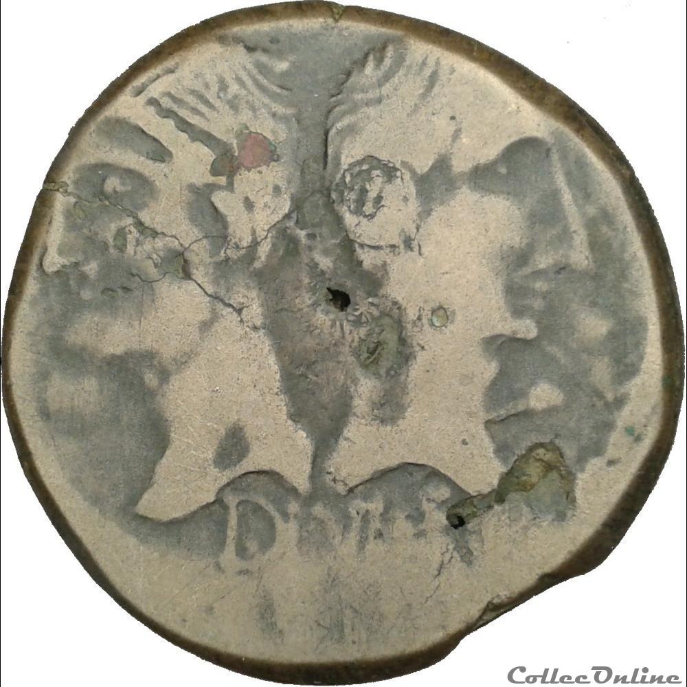 Nîmes - Auguste et Agrippa - Dupondius (As) monnaie antique romaine provinciale nimes auguste et agrippa dupondius as