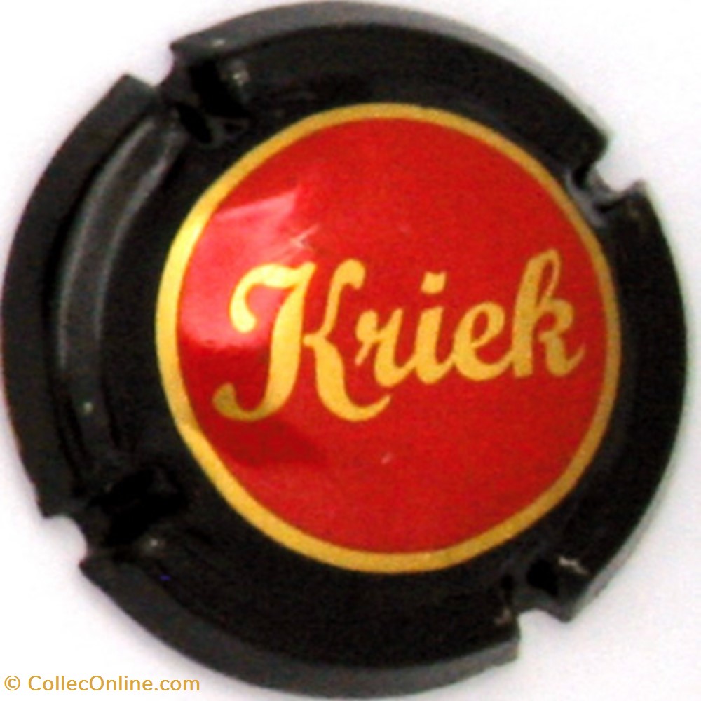 Kriek capsules muselets biere belgique kriek