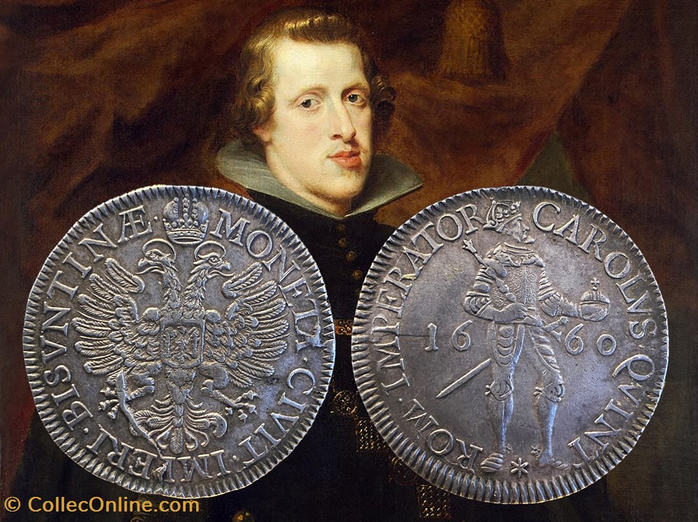 Daldre 1660 Besançon. Règne de Philippe IV monnaies france feodales daldre 1660 besancon regne de philippe iv