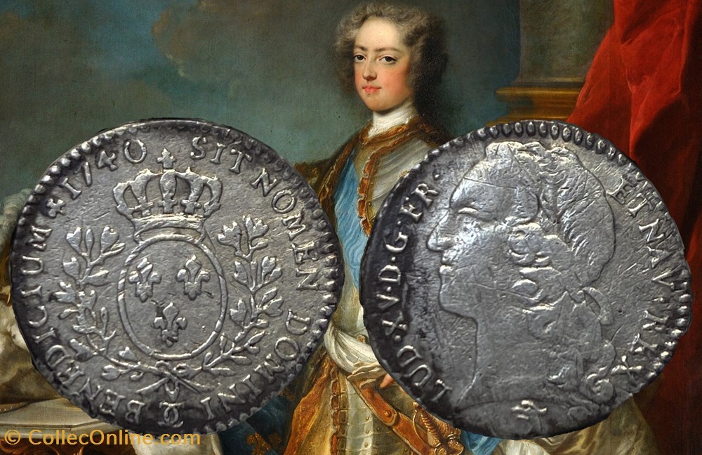 monnaies europe medievale france royales dixieme ecu argent dit au bandeau