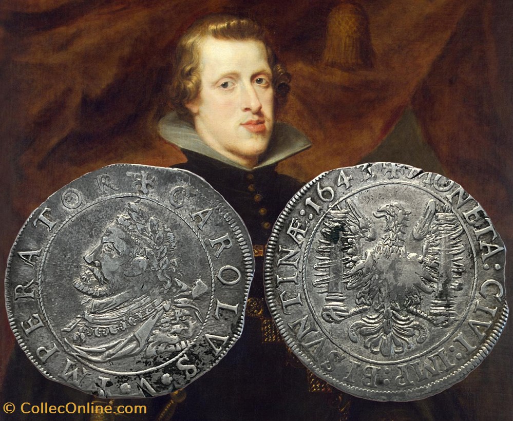 monnaies europe medievale france feodales demi daldre 1643 besancon