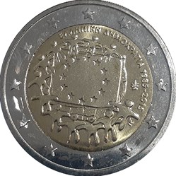 30e anniversaire du drapeau de l'Union Européenne (1985-2015)