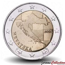 La carte de la Croatie - 2023