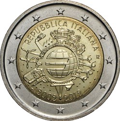 10e anniversaire de la mise en circulation de l'euro