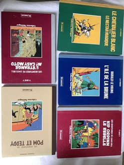 Lot de 5 BD collection « Bédingue » éditions du Lombard et 2 Mr Lambique, Bob et Bobette, Bd propres, éditions années 80, sans crayonnage ni déchirure.