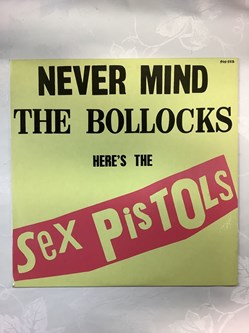 Vinyle 33 Sex pistols « never mind the bollocks here’s the sex pistols » réf 940 553