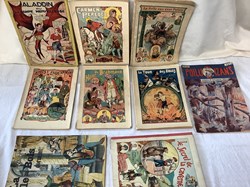 Lot de 9 illustrés pour enfant et ado, en état d’usage, non crayonnés, non déchirés.