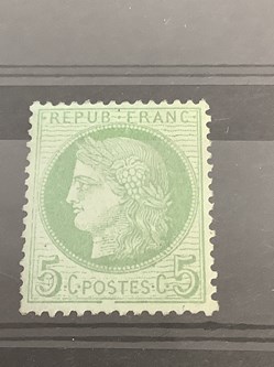 1 Timbre Français N° 53b