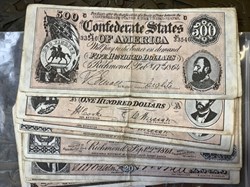 Lot de 14 billets dollars of America