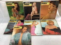 Lot de 7 albums de la revues érotique « Paris Flirt ».