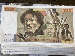 Lot de billets 100 francs