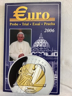 Coffret Essais d’euros « Vatican 2006 » complet
