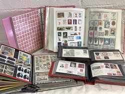 Important lot de timbres oblitérés et enveloppes dont premier jour