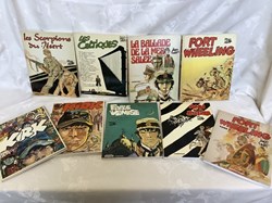 Lot de Bd dont 9 Hugo pratt, 2 Davodeau, 2 Harry Dickson et autres