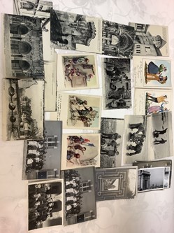 Lot de cartes postales anciennes (une centaine) militaria et Rouen, Chartres, Evreux, Paris