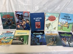 20 BD diverses Hergé, Uderzo, van Hamme, shelton, adamov cothias…