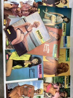 Lot de 27 revues érotiques Paris Flirt, en l’etat