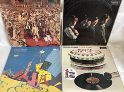 Lot de 9 vinyles des ROLLING STONES