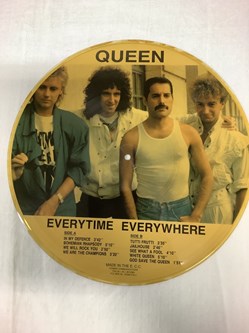 Picture Disc 33T , QUEEN, Everytime, Everywhere. NM. Pressage italien