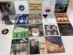 18 vinyles 45 T.
