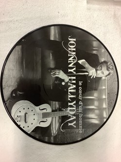 Picture Disc J. Hallyday, Le cœur d’un homme, 33T NM