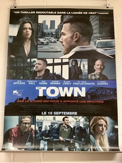 Une affiche de cinéma « The Town » 115 x 158 cm
