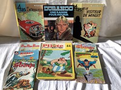 Un lot de BD dont Astérix, les 4as, Strange, Mickey