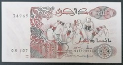 Algérie P-138a.2 200 dinars 1992