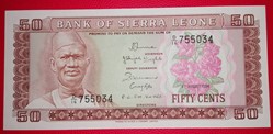Sierra Leone P-04e 50 Cents 1984