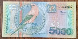 5 000 Gulden Surinam 2000
