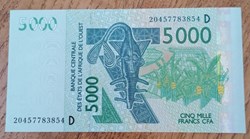 Mali 5000 francs CFA