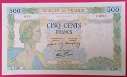 France P-095b.1 500 francs La Paix 1941