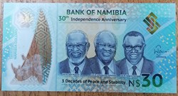 Namibie P-18a 30 dollars 2020