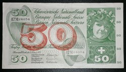 Suisse P-048n.3 50 francs 1974
