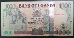 Ouganda P-043a 1000 shillings  2005