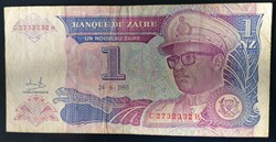 Zaïre P-052 1 nouveaux zaïre 1993