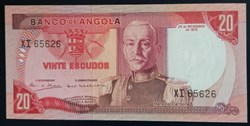 Angola P-099 20 escudos 1972