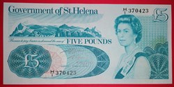 Sainte Helene P-07b 5 pounds 1981
