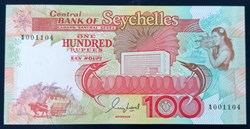 Seychelles P-035 100 roupies 1989