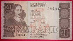 Afrique du sud P-0121a 20 RAND 1978