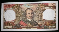 France P-149a.4 100 francs Pierre Corneille France 1964