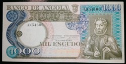 Angola P-108 1000 escudos 1973
