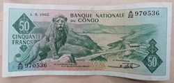 Congo (république) P-005a.7 50 francs 1962