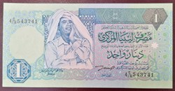 Libye P-059a 1 dinar 1993