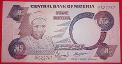 Nigeria P-024e 5 Naira 1984