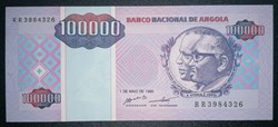 Angola P-139 100000 Kwanzas 1995