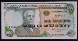 Mozambique P-119 1000 escudos mozambicains 1976