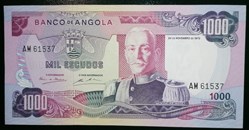 Angola P-103 1000 escudos 1972