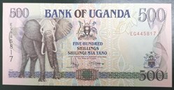 Ouganda P-035a.2 500 shillings  1996